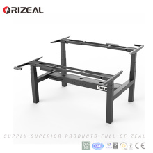 Factory wholesale Adjustable height Modern Office Desk two Person sit Stand Desk